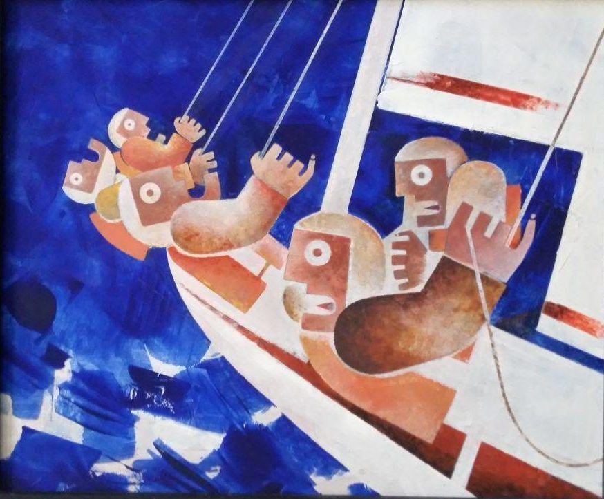 Piero Paladini Rotta blu 2001